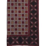 Cotton Bedcover Bedlinen Double Layered Embroidered Wood Block Print Size Twin