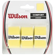 Wilson Tennis Racquet Pro Over Grip, Yellow, Pack of 3
