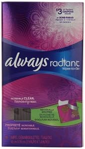 Always Radiant Wipes-To-Go 46 Count