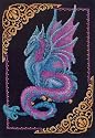 Janlynn Cross Stitch Kit, 15-Inch by 11-Inch, Mythical Dragon Picture