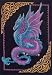 Janlynn Cross Stitch Kit, 15-Inch by 11-Inch, Mythical Dragon Picture