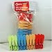 Kitchen & Housewares : 24 Pack of Jumbo Plastic Spring Clothes Pegs