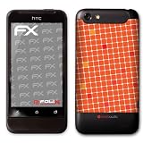 atFoliX Designfolie "Orange Kacheln" f�r HTC One Vvon "Designfolien@FoliX"