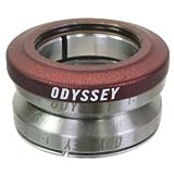 Odyssey Low-Stack Integrated Headset - 1-1/8", Threadless, Limited Edition Pomegranate