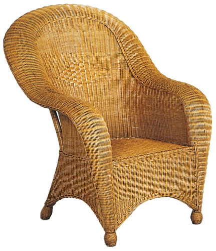 Hansen Rattan 3850/C Peddigrohrsessel Color honig / ohne Polster / B 85 T 94 H 108 SH 40 cm