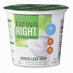 Eating Right Potato Leek Soup, 1.3 Ounce Cup (Pack of 12)