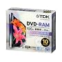 TDK �^��pDVD-RAM �f�W�^�������^��Ή�(CPRM) �C���N�W�F�b�g�v�����^�Ή� 2-3�{�� ���{�� 5mm�X�����P�[�X 10���p�b�N DRAM120DPB10U