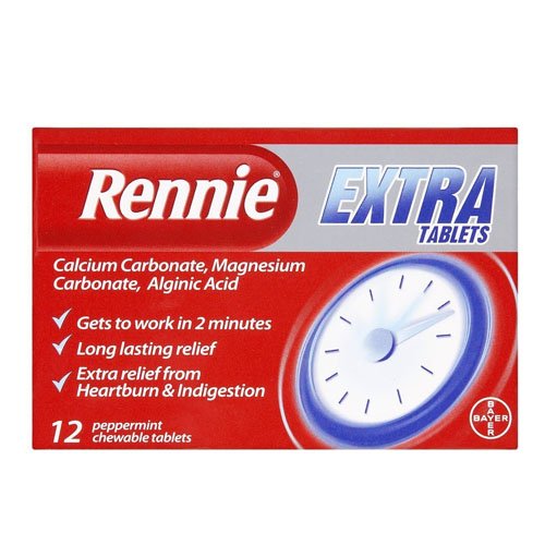 RENNIE EXTRA 12 TABS [Health and Beauty] [Health and Beauty]