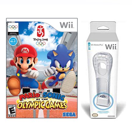 Wii Mario & Sonic at The Olympic Games PLUS Wii Motion Plus Gaming Combo