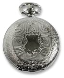 Philip Mercier Pocket Watch and Chain, Comes In Gift Box