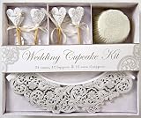 Meri Meri Cupcake Wrapper Kit Lace Wedding