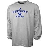 Adidas Kentucky Wildcats Ash Practice Long Sleeve T-shirt