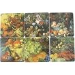 Themed Coaster Set: Set of 6 Coasters Dutch Still Life