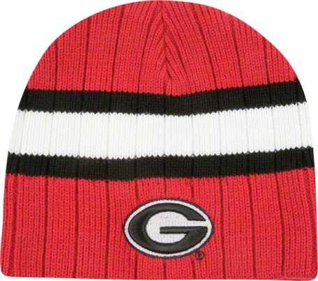 Georgia Bulldogs Stinger Cuffless Knit Hat Beanie