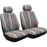 Baja Inca Seat Covers Pair Front Row Saddle Blanket For Toyota Camry