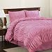 Lush Decor Venetian 3-Piece Comforter Set, Twin, Pink