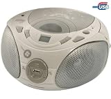 METRONIC Radio CD / MP3 / USB Soft Grey + Bracelet Clé USB Gulli .