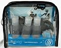 Flybags - TSA Compliant Toiletry Bag with Blue Bomb Insert and Nylon Trim