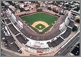 Chicago Cubs - Wrigley Field Aerial - Lg - Wood Mounted Poster Print