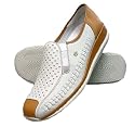 Rieker Antistress Damenslipper DORJANA weiss kombi 53656-24