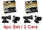 2 Pack 4pc Sonic Deer Warning Whistle Animal Alert Device Wildlife Car Truck