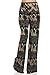 2LUV Women's Antique Floral Print Palazzo Pants
