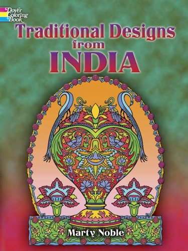 Books: Traditional Designs from India  Dover Coloring Book 