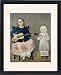 Framed Prints of MEXICO CHILDREN, c1850. Girl with a guitar and another with a flower bouquet, from Granger Art on Demand
