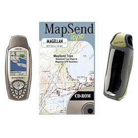 Magellan SporTrak Color Bundle with Magellan SporTrak Color GPS, MapSend Topo CD-ROM and Case