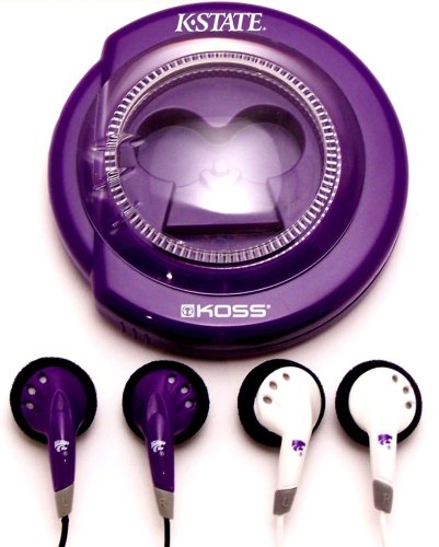 Koss Sportbuds 2 Pack Stereo Earphones with Team Logo Case (Kansas State University) Koss Sportbuds 2-Pack Stereo Earphones with Team Logo Case (Kansas State University)