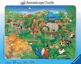 Im Tiergarten, 45 Teile Rahmenpuzzle - 
