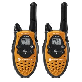 Motorola T4900AA GMRS / FRS 3 Mile Two-Way Radio, 2 Pack, Orange