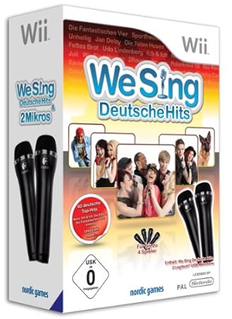 We Sing - Deutsche Hits inkl. 2 Mikrofone
