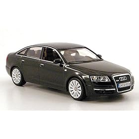 Audi A6 (C6), met.-noire, 2004, Model Car, Miniature d�j� mont�e, Minichamps 1:43