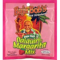 Baja Bob's Daiquiri Margarita Mix, Wild Strawberry, 2.1-Ounce Packets (Pack of 4)