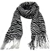 New Fashion White Long Zebra Showl Scarf Wrap Stole