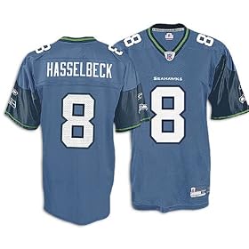 Matt Hasselbeck Seattle Seahawks Blue NFL Replica Jersey