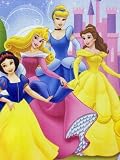Disney Princess Large blanket- Beaming Beauties royal plush raschel
throw