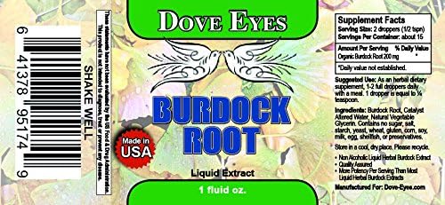 BURDOCK ROOT For Pets from "DOVE EYES" - MADE IN AMERICA! - Protect Yourself! - 100% MONEY BACK GUARANTEE!**BUY THIS BEST BURDOCK ROOT BRAND NOW!