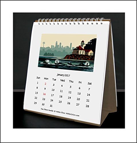 2017 Calendar Seattle WA