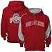 Search : Ohio State Buckeyes Scarlet Full Zip Varsity Hoody Sweatshirt