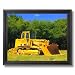 Caterpillar Track Loader 973 Picture Black Framed Art Print