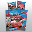 Herding 442922050412 Bettwäsche Disney Cars, Kopfkissenbezug: 80 80 cm, Bettbezug: 135 200 cm, Linon