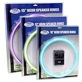 Pyle PLNR15BL 15'' Blue Neon Speaker Rings Kit