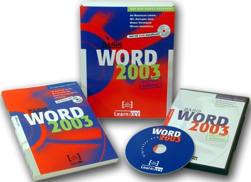Word 2003 Basis, CD-ROM und Buch m. CD-ROM An Beispielen lernen. Mit Aufgaben üben. Durch Testfragen Wissen überprüfen