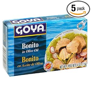 Goya Bonito Albacore Olive Oil, 4-Ounce Unit (Pack of 5) by Goya Foods Inc