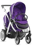 Joovy Too Qool Silver Double Tandem Stroller, Purpleness