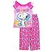 Peanuts Snoopy Girls Poly Pajamas (Toddler/Little Kid/Big Kid)