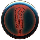 Led Zeppelin - Feather Symbol Button