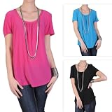 Hailey Jeans Co Womens Plus Stretchy Short-sleeve Shirt